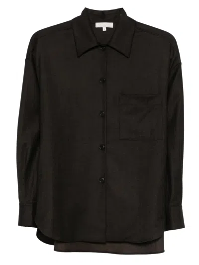 Antonelli Long Sleeve Shirt In Brown
