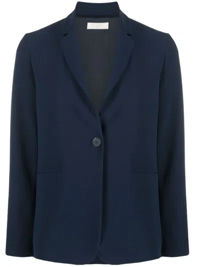 Antonelli Long-sleeve Single-breasted Blazer In Blau