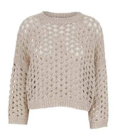 ANTONELLI ANTONELLI CAMPANELLINO CREWNECK KNIT PULLOVER