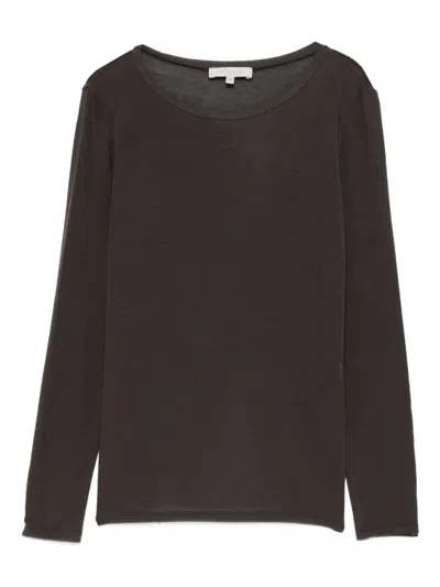 Antonelli Long-sleeve Top In Brown