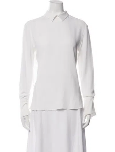 Pre-owned Antonelli Long Sleeve Top W/ Tags In White
