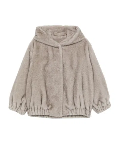 Antonelli Kapuzenjacke Mit Elastischem Saum In Brown