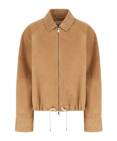 Antonelli Long-sleeve Casual Jacket In Brown