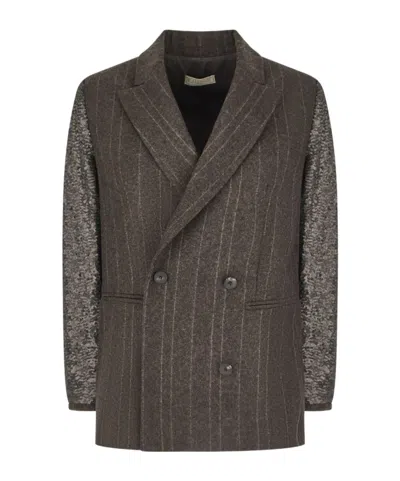Antonelli Long-sleeved Blazer In Black