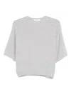Antonelli Lucilla Sequinned T-shirt In Gray