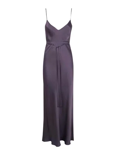 Antonelli Lukas Norberto Fit Midi Dress In Purple
