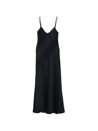 Antonelli Luna V-neck Maxi Dress In Black