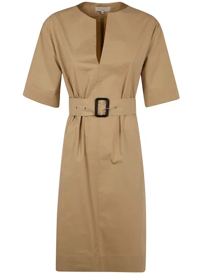 Antonelli Macedonia Dress In Light Brown