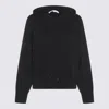 Antonelli Hooded Knitted Sweater In Black