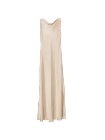 Antonelli Mara Cowl-neck Dress In Neutral