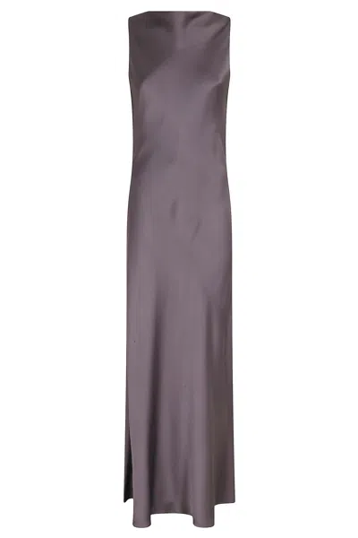 Antonelli Cowl-neck Dress In Gray
