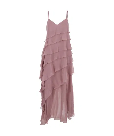 Antonelli Marilyn Tiered-ruffles Dress In Multi