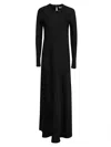 Antonelli Keyhole Maxi Dress In Black