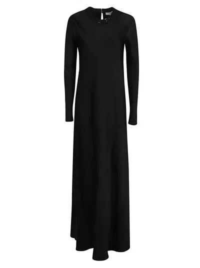 Antonelli Pleated Dress In Black