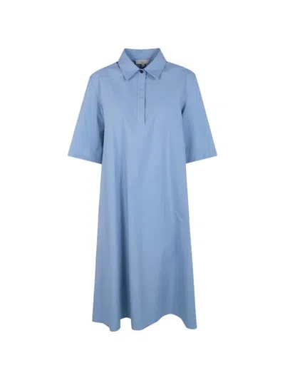 Antonelli "matthew" Midi Dress In Blue