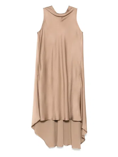Antonelli Mefi Midi Dress In Brown