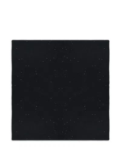 Antonelli Melissa Sequin-embellished Fringed Scarf In Black