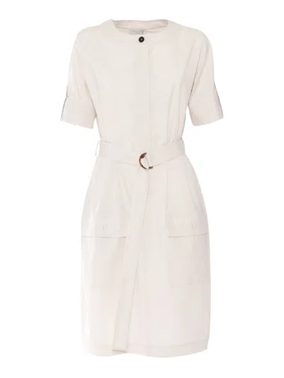 Antonelli Midi Dress In Beige
