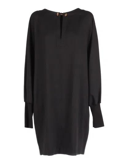 Antonelli Chain-detail Dress In Black