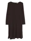 Antonelli Kleid Mit U-boot-ausschnitt In Brown