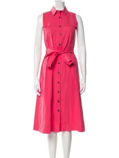Pre-owned Antonelli Midi Length Dress In Pink
