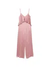Antonelli Spaghetti Strap Bodysuit In Pink