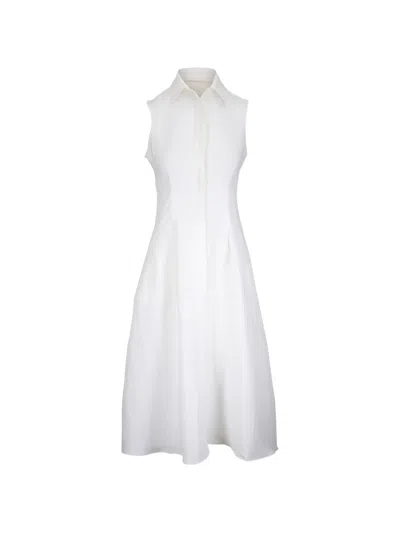 Antonelli Minneapolis Shirt Midi Dress In White