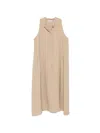 Antonelli 미니 시퀸 장식 미디 드레스 In Brown