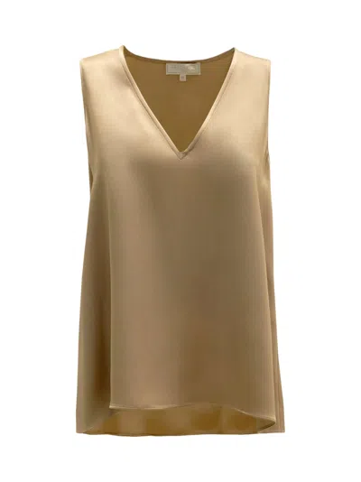 Antonelli N5913 225 355c Beige Silk Angelica Sweatshirt