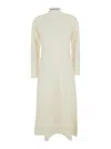 Antonelli High-necked Knit Dress In Brown