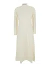 Antonelli High-necked Knit Dress In White