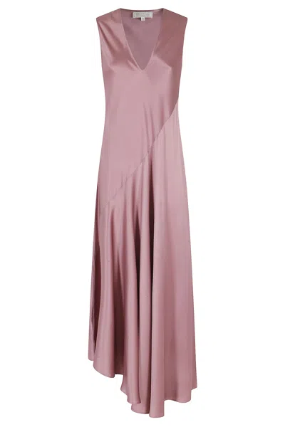 Antonelli V-neck Dress In Pink