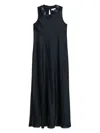 Antonelli Navy Blue Sequin-embellished Maxi Dress In Blue