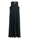 Antonelli Navy Blue Sequin-embellished Maxi Dress In Blue