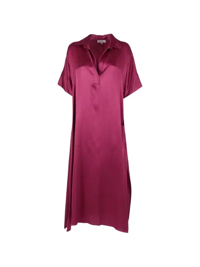 Antonelli Nemo V-neck Dress In Pink