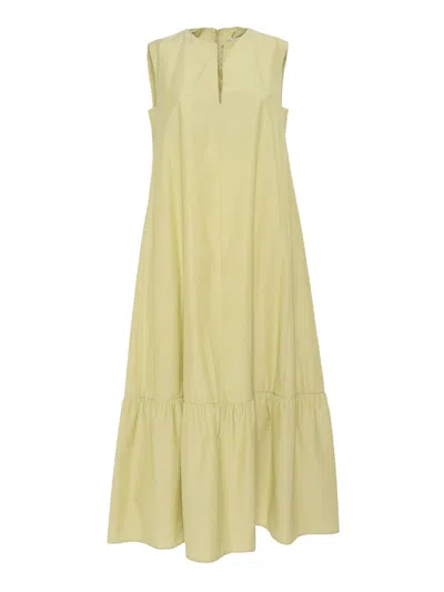 Antonelli Ocher Yellow Dress
