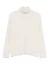 Antonelli Turtleneck Long-sleeved Sweater In Neutral