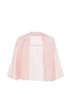 Antonelli Open-front Cropped Jacket In Pink