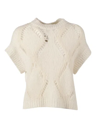 ANTONELLI OPENWORK T-SHIRT