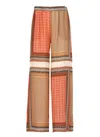 Antonelli Firenze Sasha Wide Leg Pants In Multi