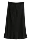 Antonelli Orinoco Elasticated Midi Skirt In Black