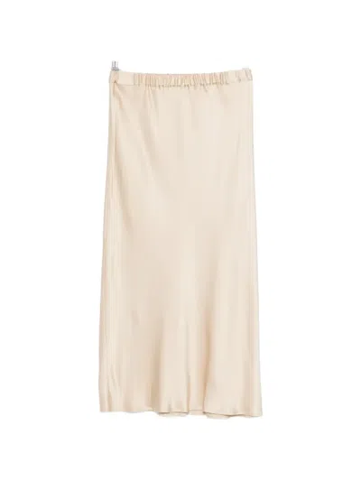 Antonelli Orinoco Elastic-wiastband Midi Skirt In Brown
