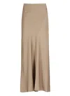 Antonelli Flowing Midi Skirt With Soft Sheen Finish