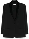 Antonelli Shawl-lapel Single-breasted Blazer In Black
