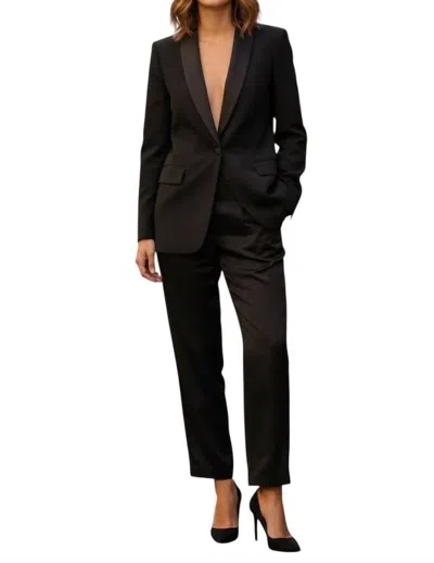 Antonelli Pandolce Shawl Collar Blazer In Black