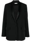 Antonelli Shawl-lapel Single-breasted Blazer In Black