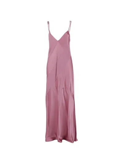 Antonelli Panelled Maxi Dress In Pink