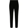 Antonelli Sidro High-waist Straight-leg Trousers In Black