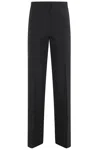 Antonelli Pressed-crease Trousers In Black