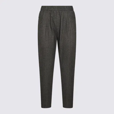 Antonelli Elastic Waist Casual Pants In Black